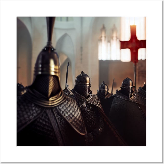 Knights Templar in The Holy Land Wall Art by Grassroots Green